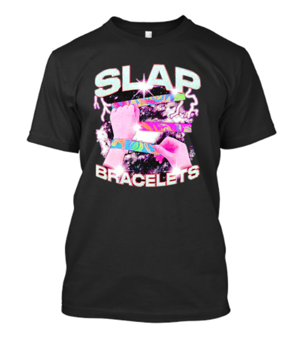 SLAP Bracelets Psychedelic Neon Cosmic T-Shirt