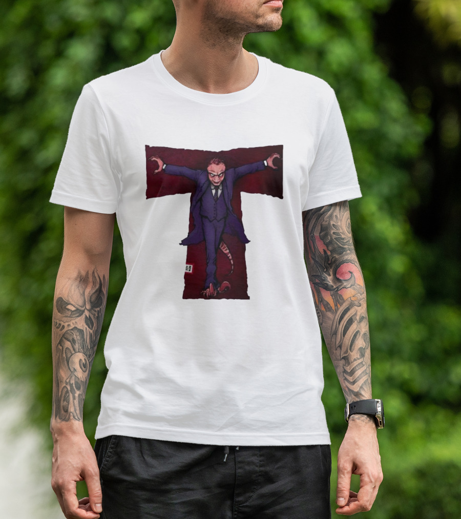Torontosaurz Darkodon Suit-Clad T-Pose Character With Tail T-Shirt