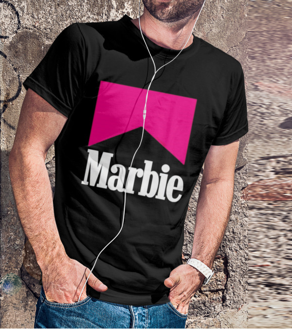 Marbie Logo With Pink Iconic T-Shirt
