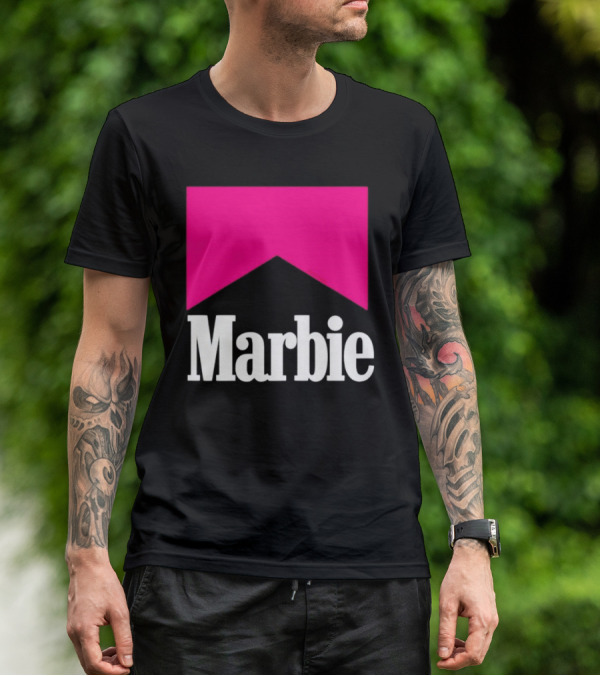 Marbie Logo With Pink Iconic T-Shirt