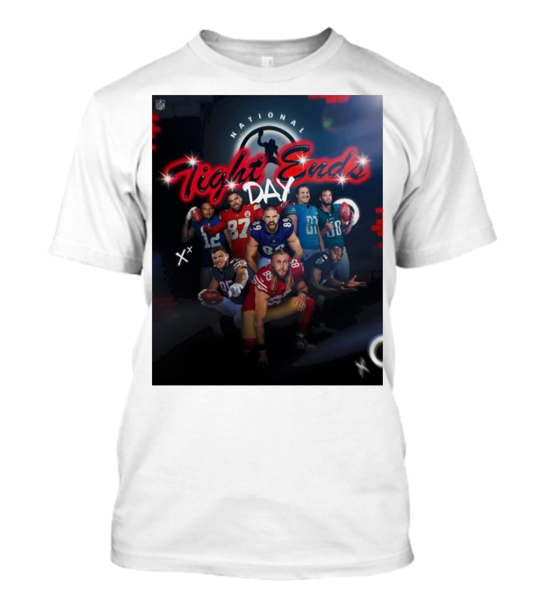 National Tight Ends Day NFL Football Players T-Shirt
