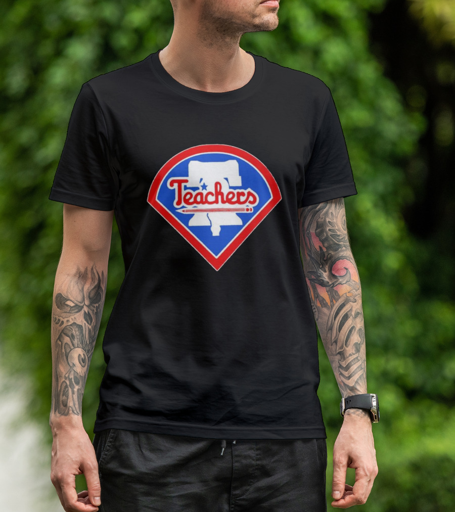 Philadelphia Phillies Liberty Bell Teachers T-Shirt