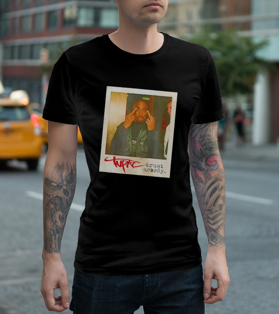 Tupac Polaroid Trust Nobody T-Shirt