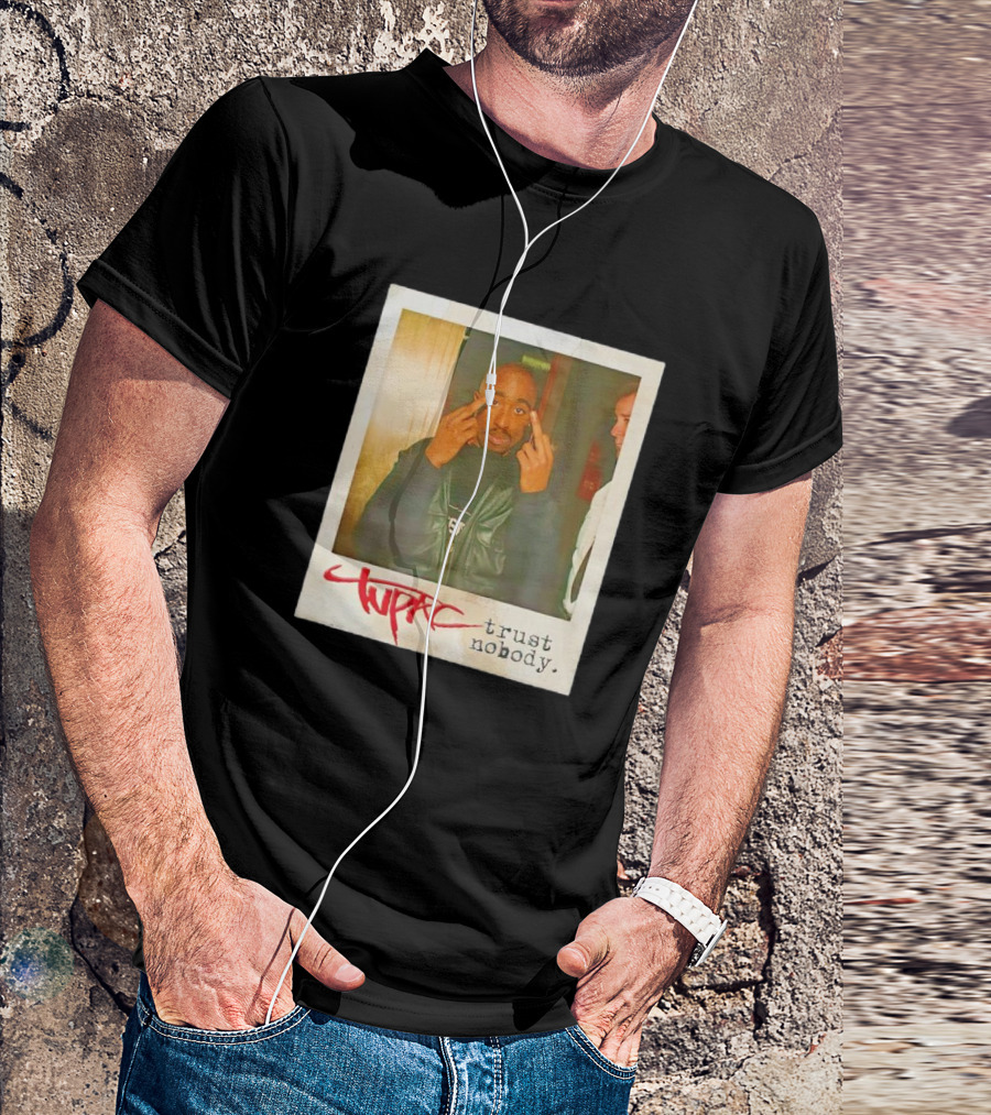 Tupac Polaroid Trust Nobody T-Shirt