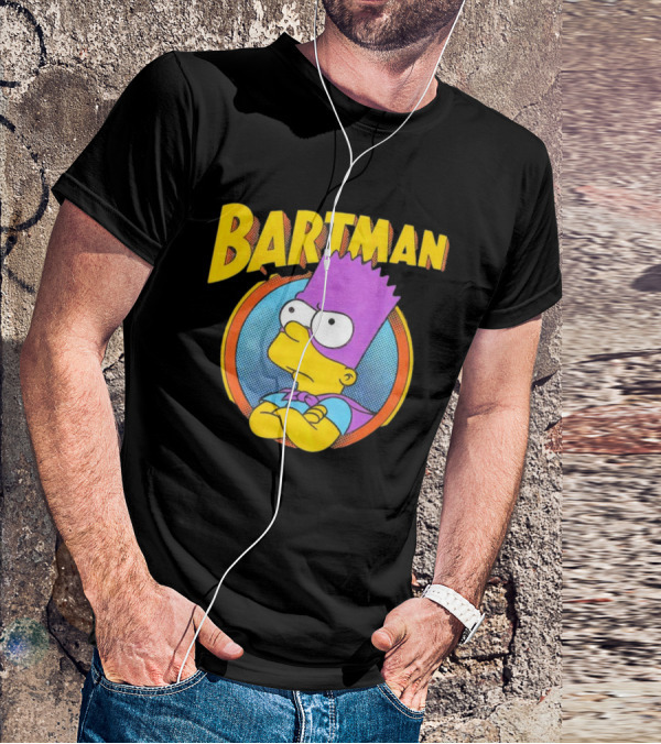Bartman Simpsons Cartoon Superhero Iconic Character T-Shirt