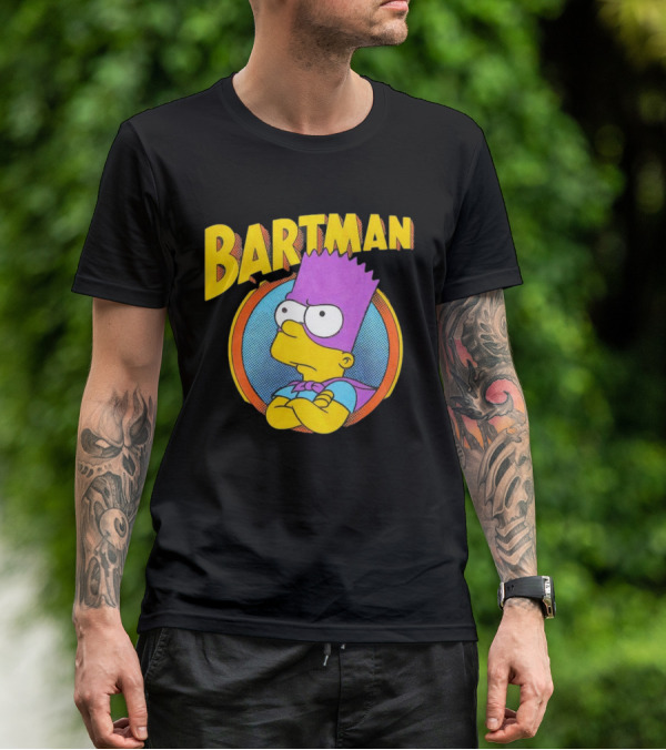 Bartman Simpsons Cartoon Superhero Iconic Character T-Shirt