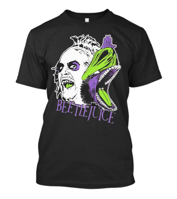 Beetlejuice Halloween Creature Mashup With Alligator Head T-Shirt