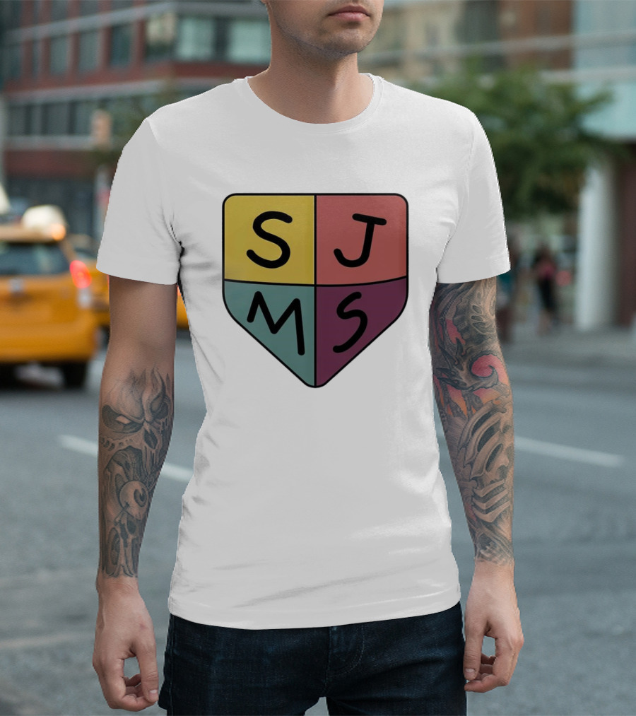 Saint James Middle School SJMS Shield Emblem T-Shirt