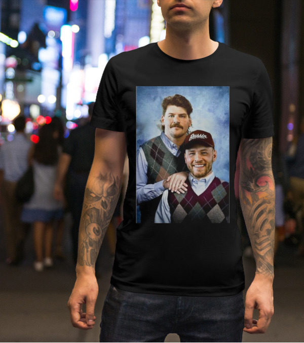 Bussin With The Boys Step Brothers Taylor Lewan Will Compton Photo T-Shirt