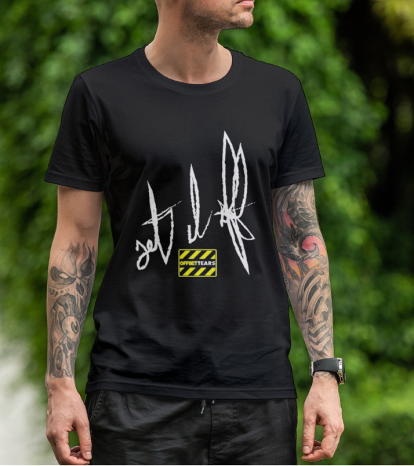 OFFSET TEARS 4 Caution Tape Signature T-Shirt