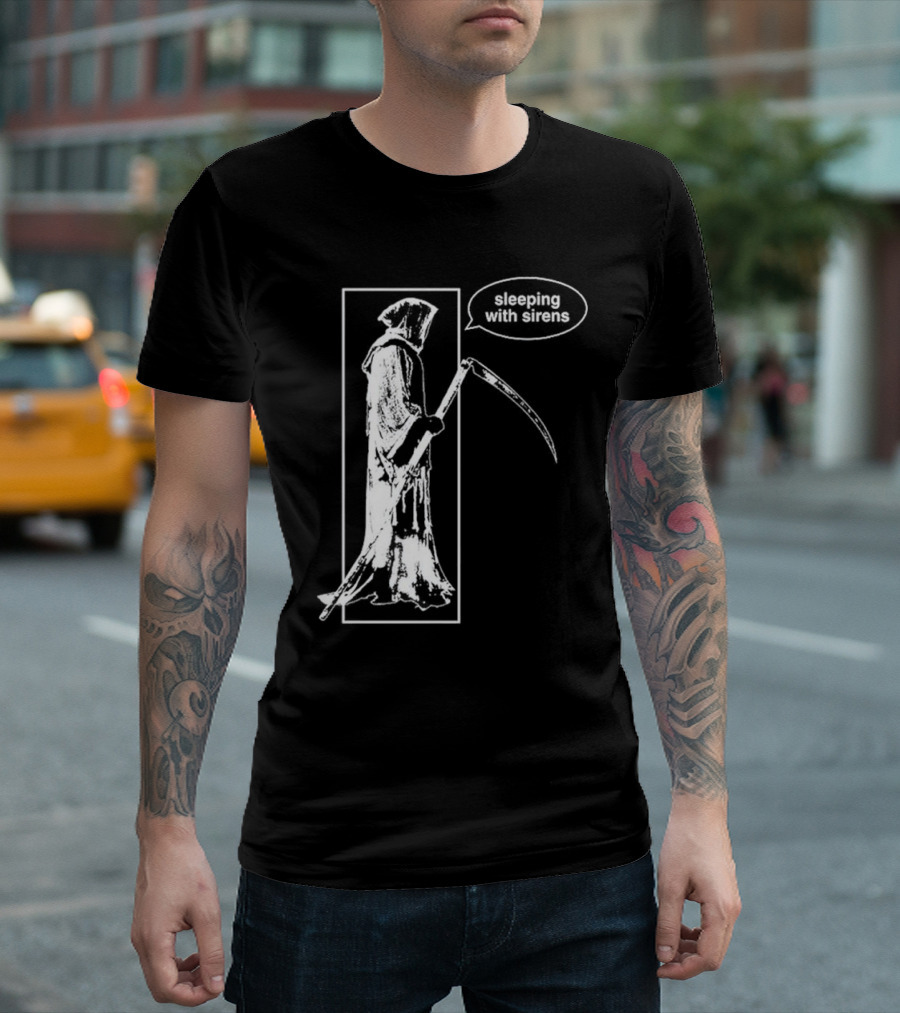 Sleeping With Sirens Grim Reaper Scythe T-Shirt