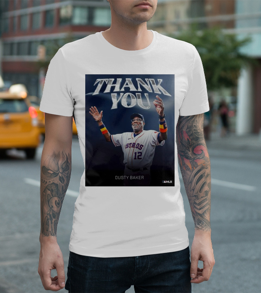 THANK YOU DUSTY BAKER ASTROS MLB T-Shirt
