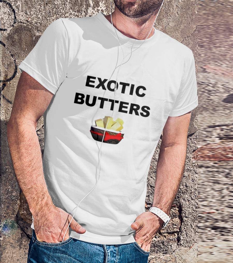 EXOTIC BUTTERS Basket With Red Bow T-Shirt