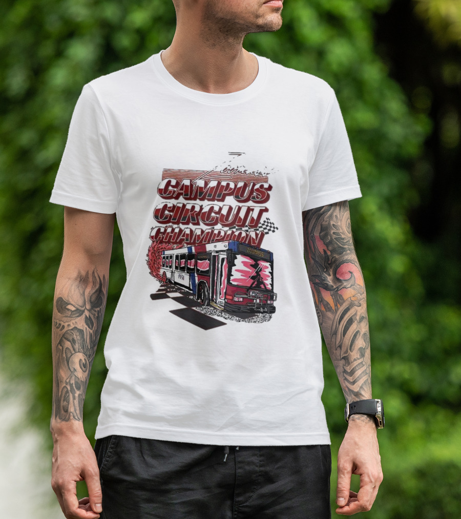 Zoomass Campus Circuit Champion Racing Bus T-Shirt