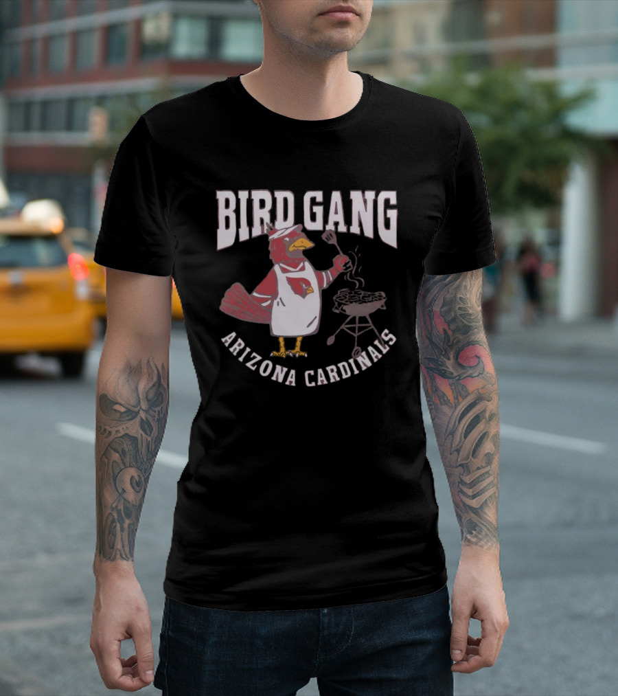 Bird Gang Arizona Cardinals BBQ Bird T-Shirt