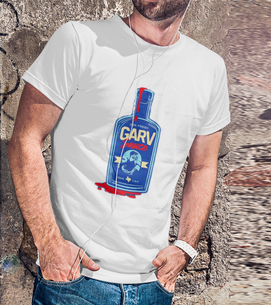 Mitch Garver Garv Sauce Texas Rangers 100% Fresh Texas U.S.A T-Shirt