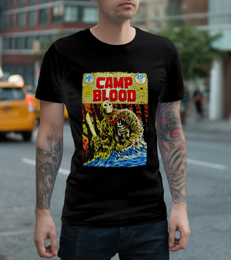 Tales From Camp Blood First Issue Jason Voorhees Comic Style 20¢ No. 1 May T-Shirt