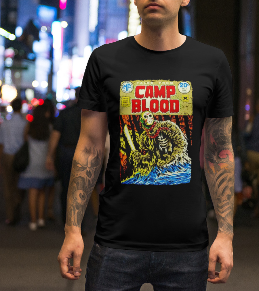 Tales From Camp Blood First Issue Jason Voorhees Comic Style 20¢ No. 1 May T-Shirt