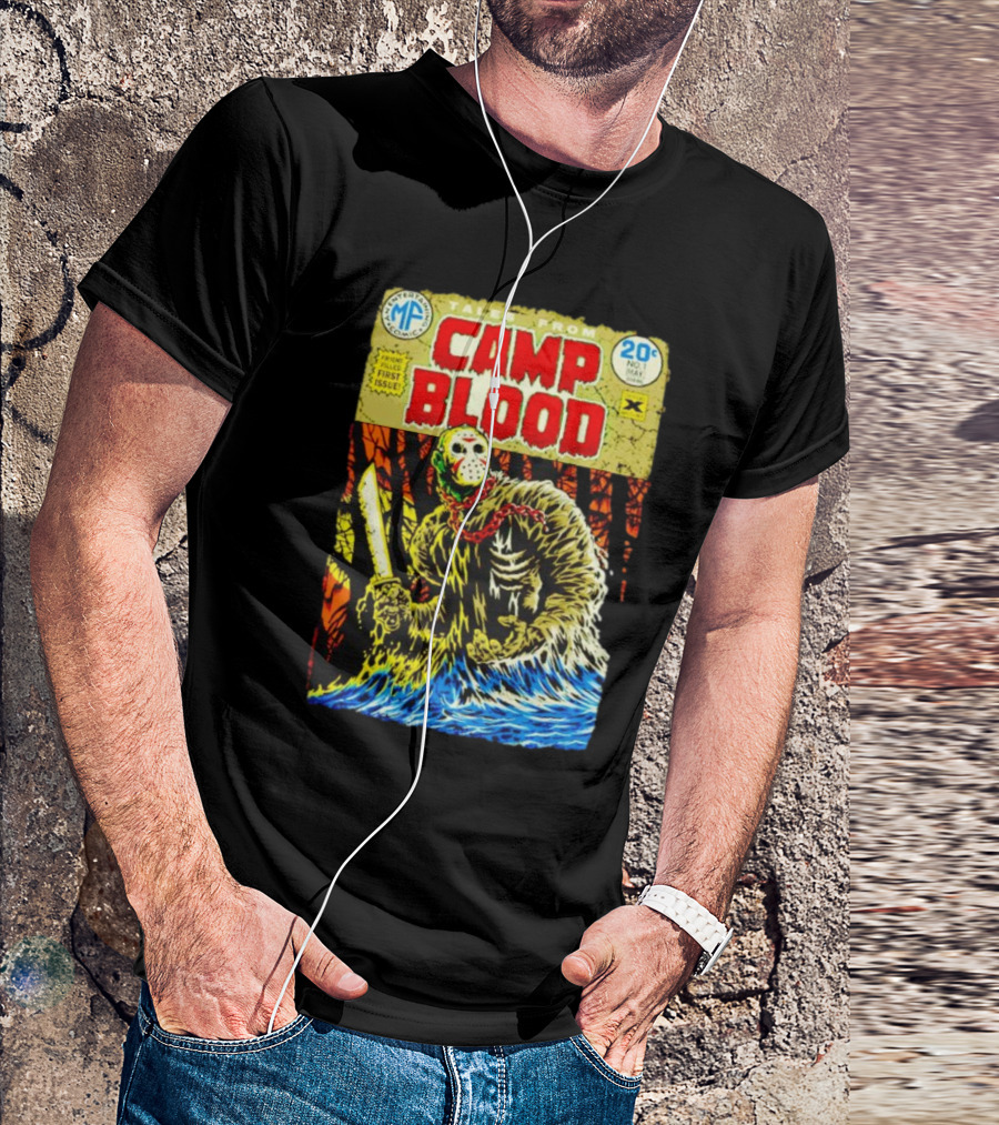 Tales From Camp Blood First Issue Jason Voorhees Comic Style 20¢ No. 1 May T-Shirt