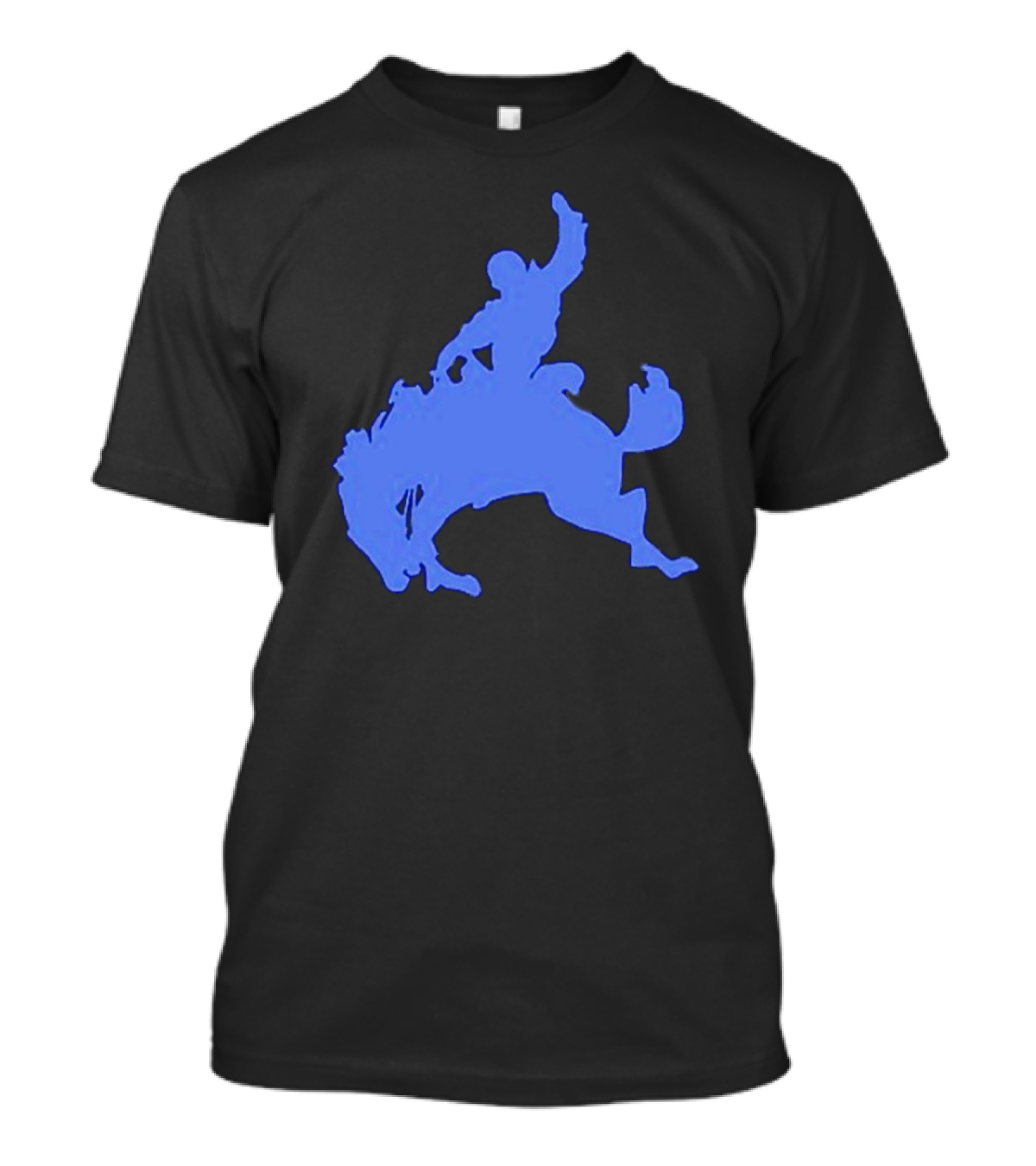 Bad Bunny Bucking Blue Cowboy T-Shirt