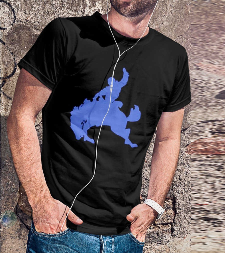 Bad Bunny Bucking Blue Cowboy T-Shirt