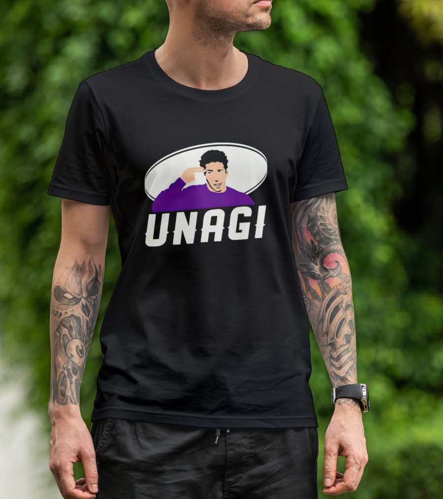 Friends Ross Geller Unagi Iconic Gesture From The One With Unagi T-Shirt