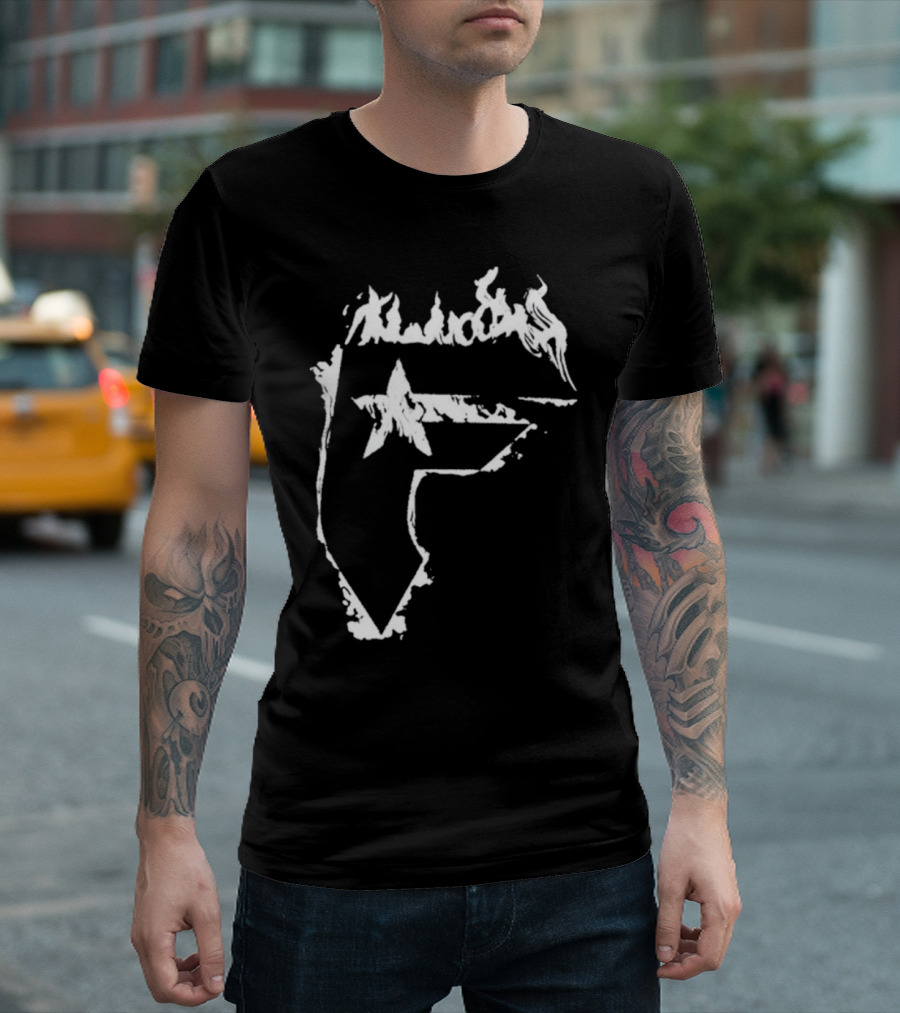 Famous Stars And Straps Flaming Star Emblem T-Shirt