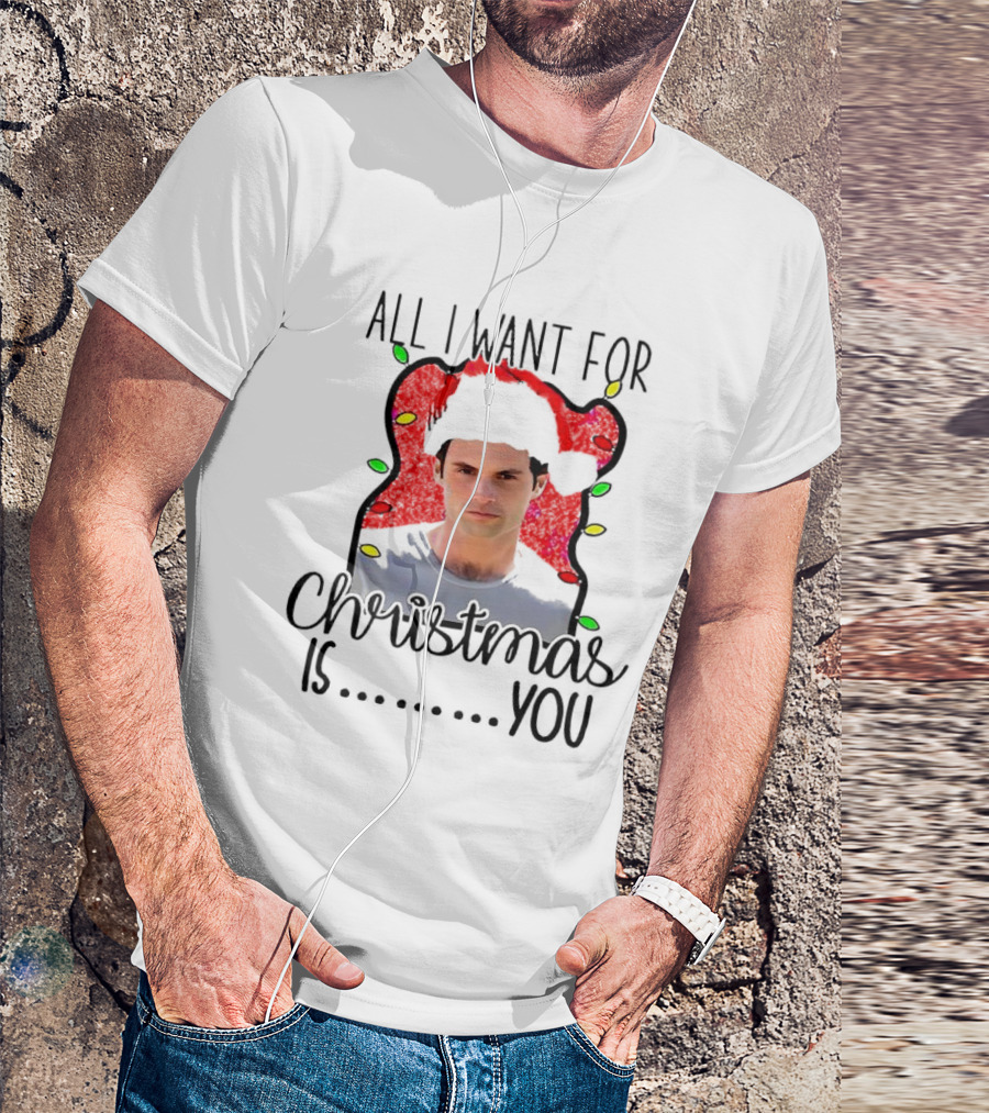 All I Want For Christmas Is You Joe Goldberg Festive Lights T-Shirt