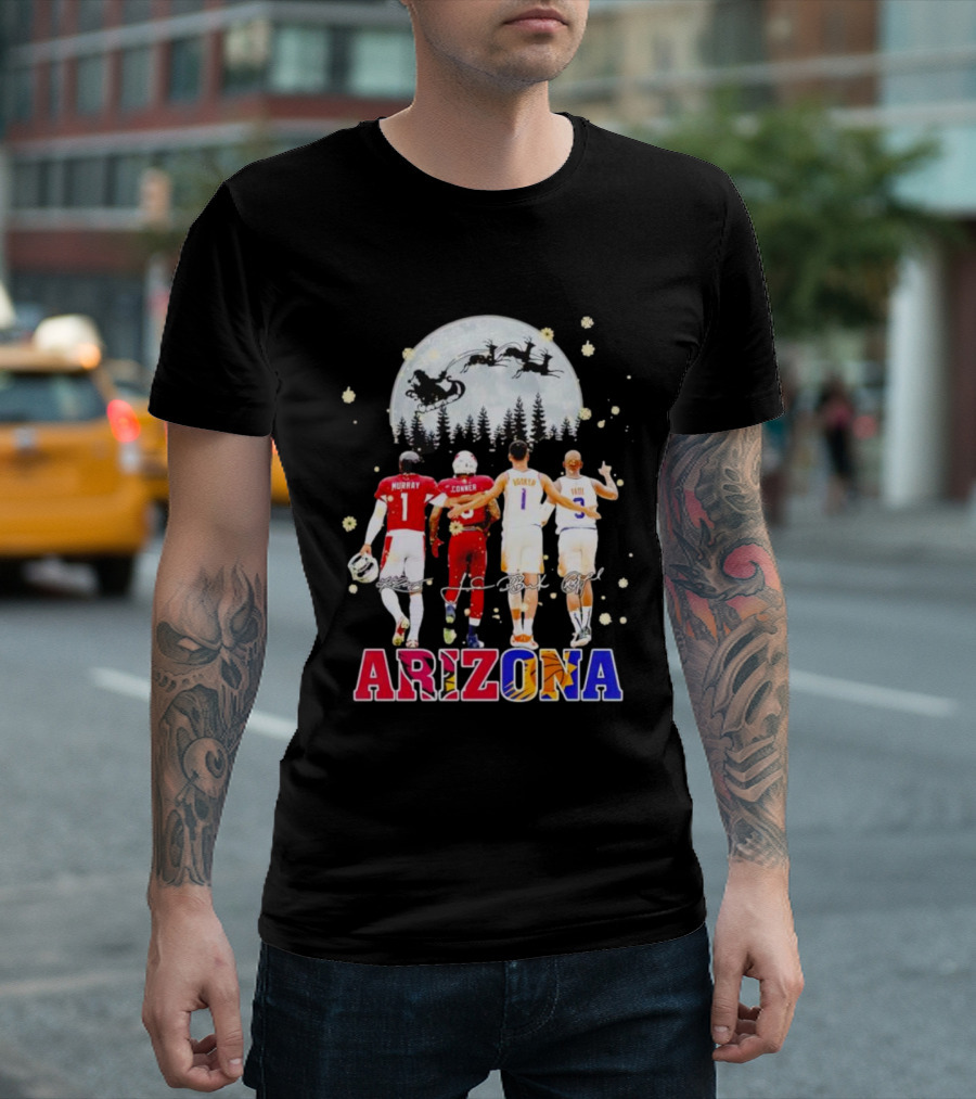 Arizona Christmas Kyler Murray James Conner Devin Booker Chris Paul T-Shirt