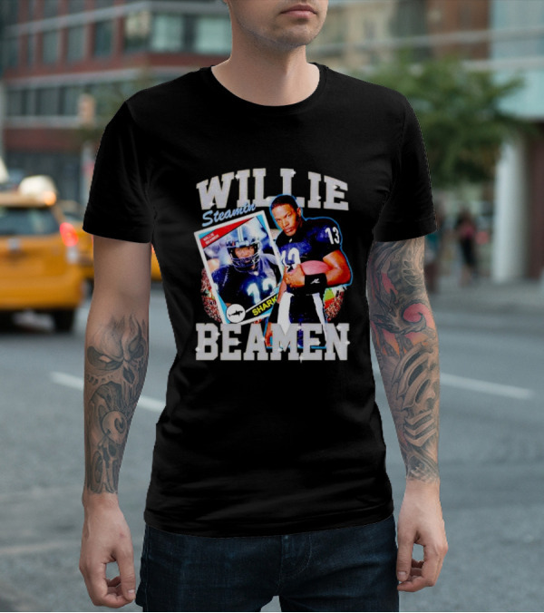 WILLIE STEAMIN BEAMEN SHARKS 13 T-Shirt