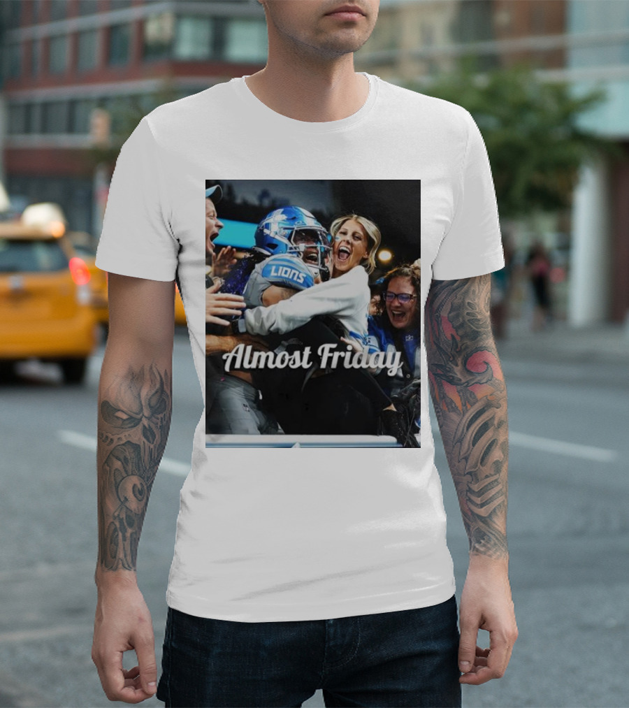 Almost Friday Lions Celebration Hug T-Shirt