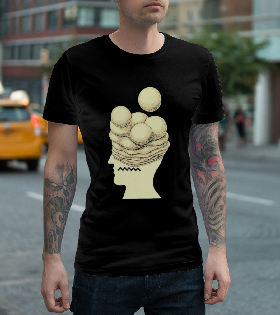 Brain Dead Growth Surreal Layers Optical Illusion T-Shirt