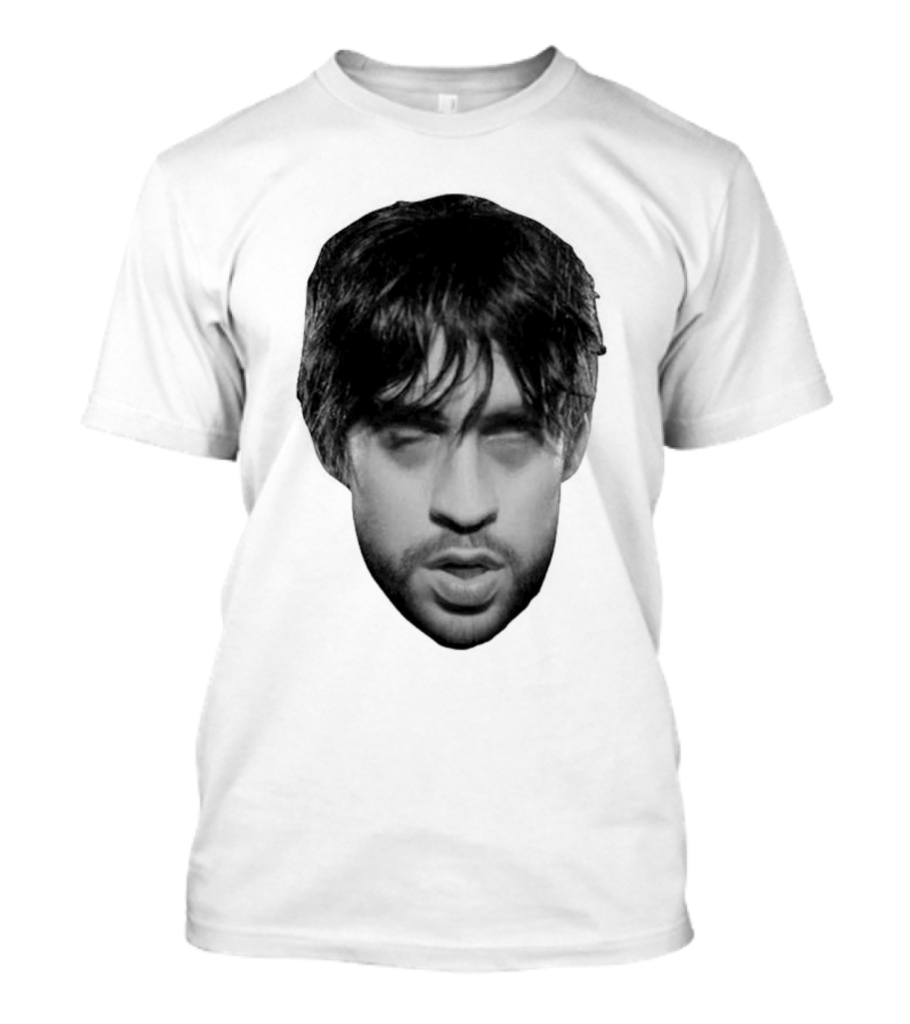 Bad Bunny Baticano Monochrome Face T-Shirt