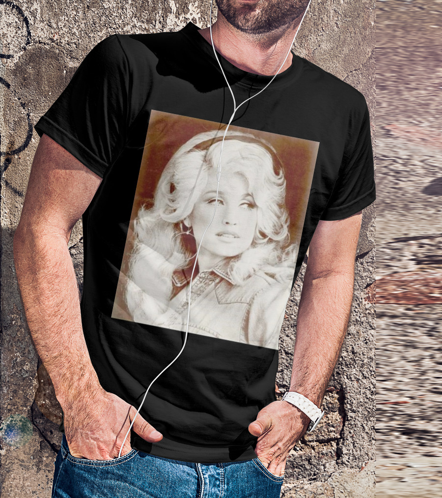 Dolly Parton Vintage Style Denim Jacket T-Shirt