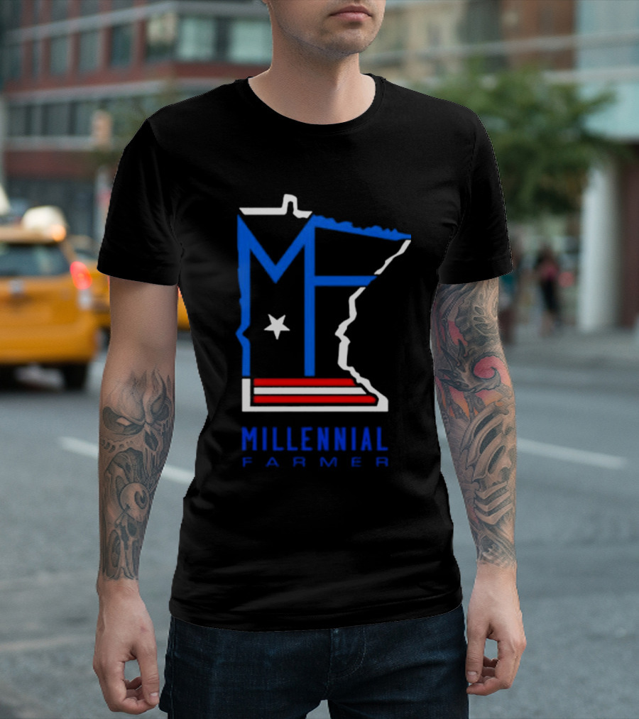 Millennial Farmer RWB Minnesota T-Shirt