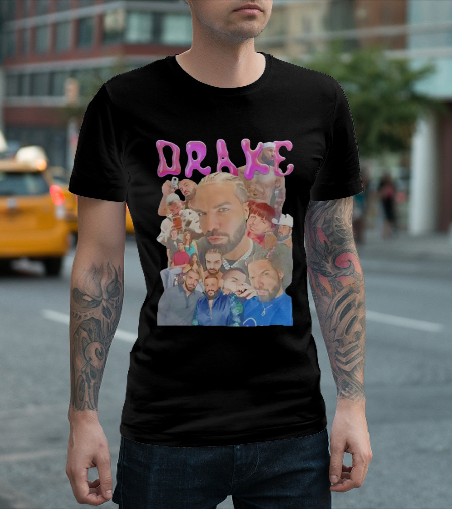 Drake Collage Bootleg Ubaru T-Shirt