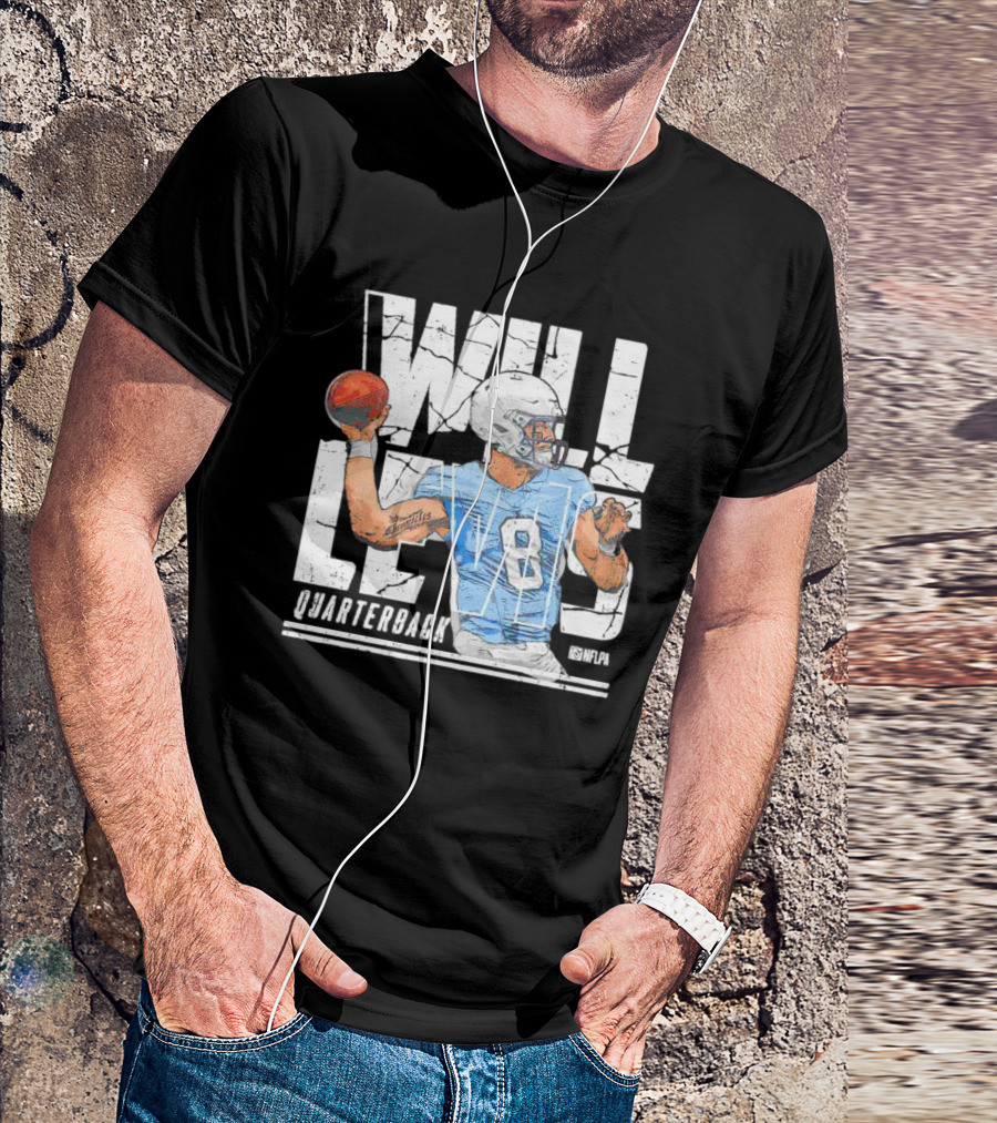 Will Levis Tennessee Titans Quarterback NFLPA T-Shirt