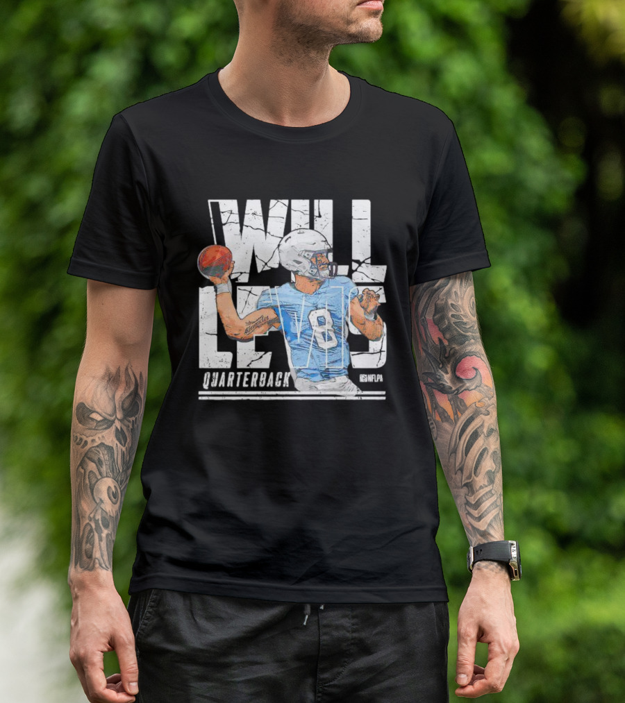 Will Levis Tennessee Titans Quarterback NFLPA T-Shirt