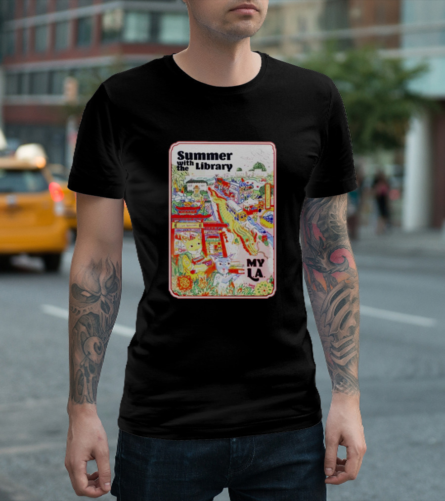 Summer with the Library My LA T-Shirt