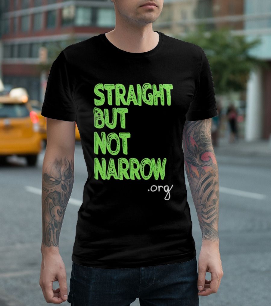 Josh Hutcherson Straight But Not Narrow Support .Org T-Shirt