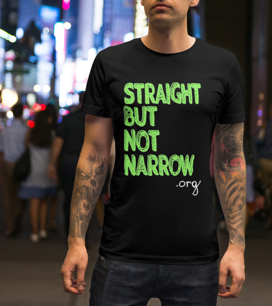 Josh Hutcherson Straight But Not Narrow Support .Org T-Shirt