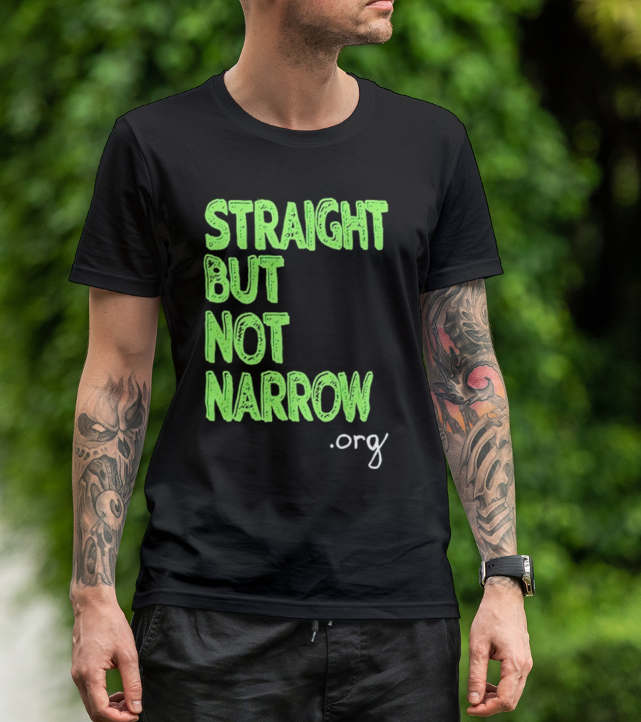 Josh Hutcherson Straight But Not Narrow Support .Org T-Shirt