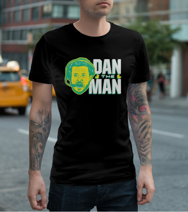 Oregon Fans Dan The Man Ducks Headset T-Shirt
