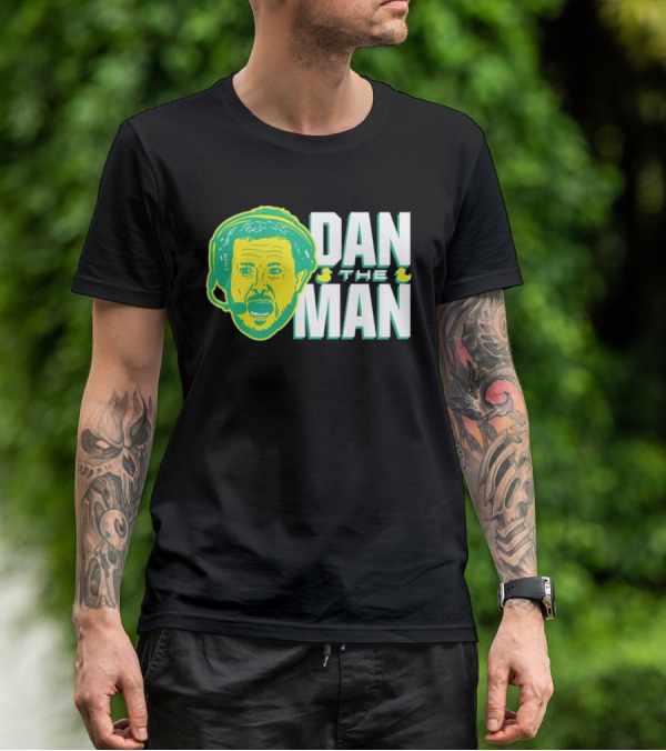 Oregon Fans Dan The Man Ducks Headset T-Shirt