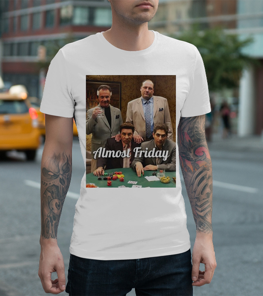 Almost Friday Poker Night Families T-Shirt