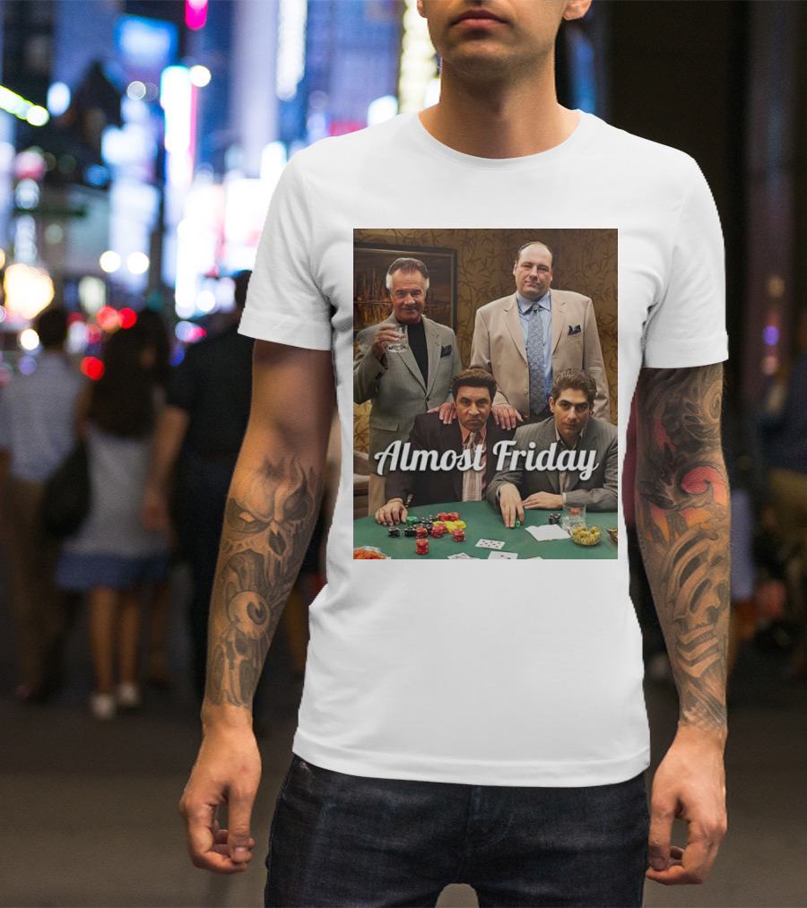 Almost Friday Poker Night Families T-Shirt