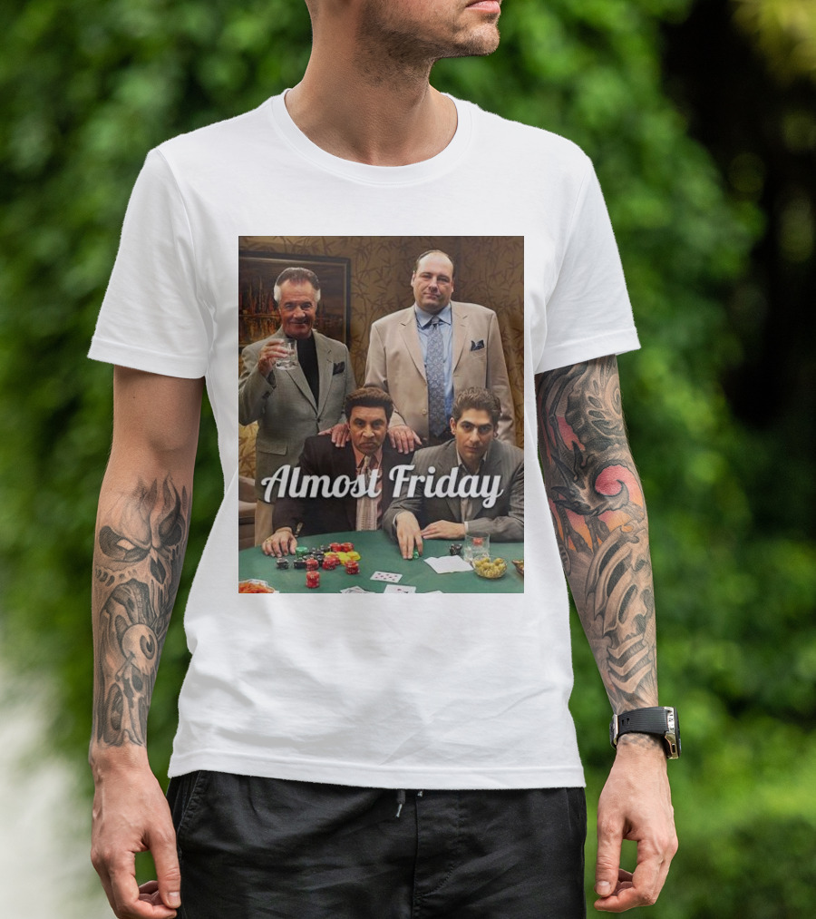 Almost Friday Poker Night Families T-Shirt