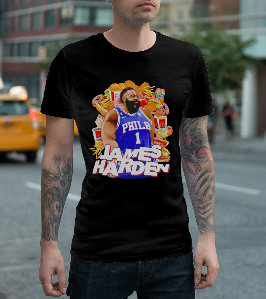 James Harden Philly Fast Food McDonald's Fanta T-Shirt