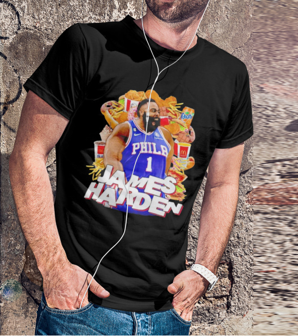 James Harden Philly Fast Food McDonald's Fanta T-Shirt