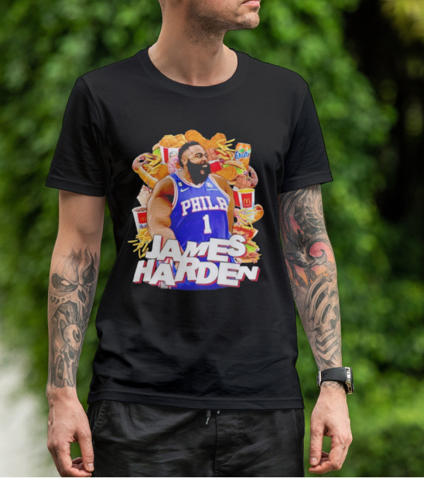 James Harden Philly Fast Food McDonald's Fanta T-Shirt